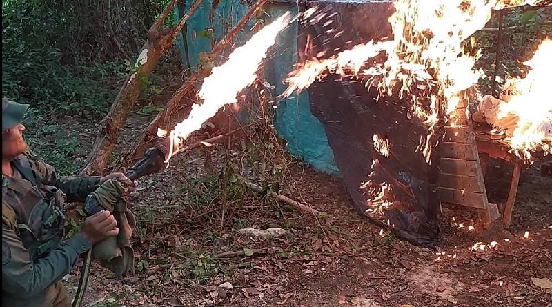 químicos y precursores de procesamiento de drogas en Zulia