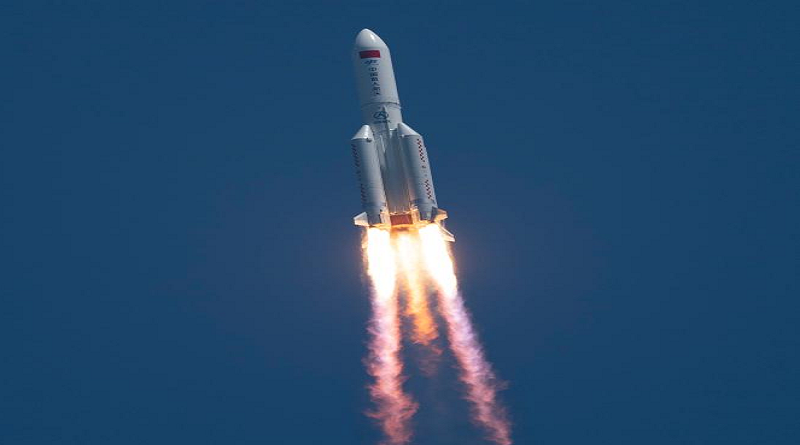 China lanza primer módulo de laboratorio de estación espacial