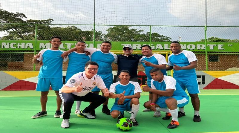 Valencia reinaugura cancha de usos múltiples en Trigal Norte