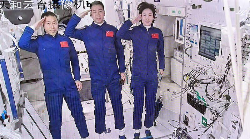 Taikonautas impartirán clases desde módulo de laboratorio espacial de China