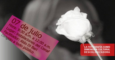 Cenaf invita taller de Fotografía Básica aplicada al Blanco y Negro