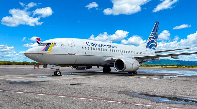 Inauguran vuelo internacional de Copa Airlines en el Aeropuerto General José Antonio Anzoátegui