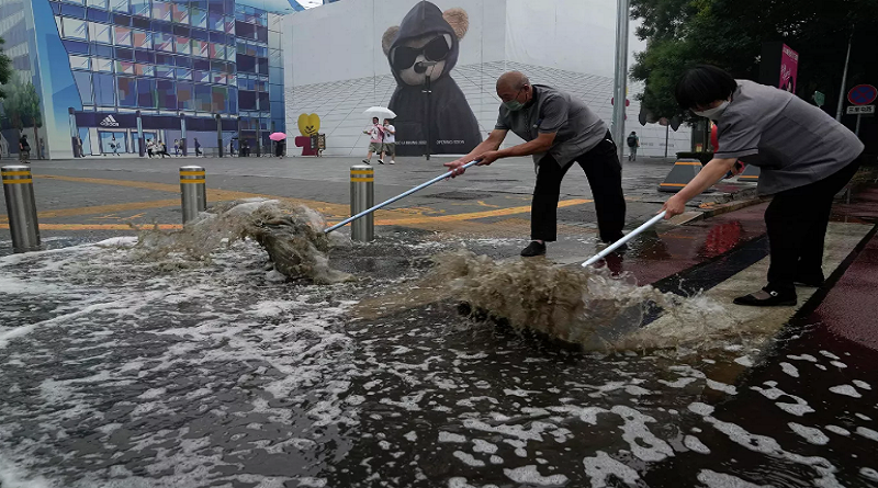 Fallecen tres personas por inundación en China