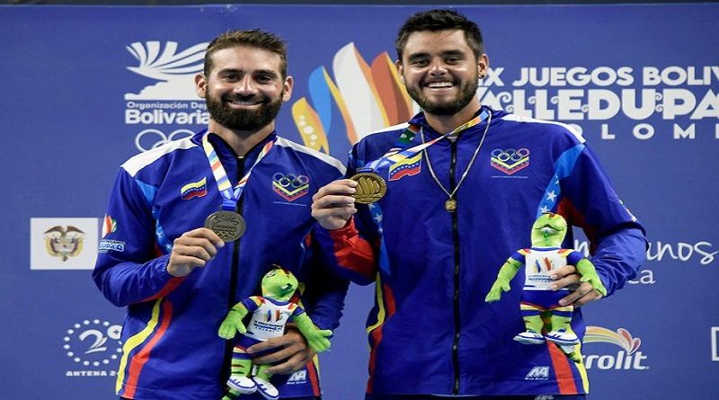 Tenistas Ricardo Rodríguez y Brandon Pérez obtienen el oro en Valledupar 2022