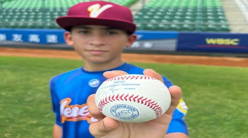 Venezuela se enfrentará a Italia este jueves en Mundial Sub-12 en China Taipei