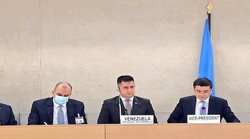 Venezuela exige cese de sanciones imperiales en consenso de DD. HH. de la ONU