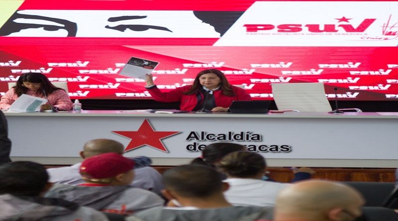 PSUV y Alcaldesa Meléndez sostienen reunión de trabajo a favor de población caraqueña