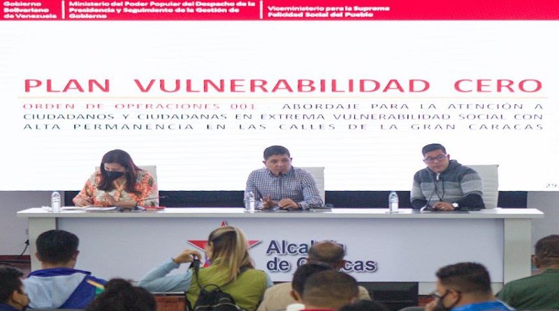 Avanza el Plan Vulnerabilidad 0 en Caracas