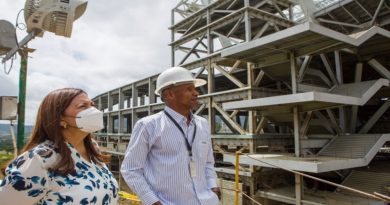 Monitorean fase de consolidación de obras en estadio de béisbol Hugo Chávez