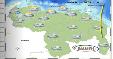 Este domingo se prevé lluvias acompañados de actividad eléctrica en gran parte del país