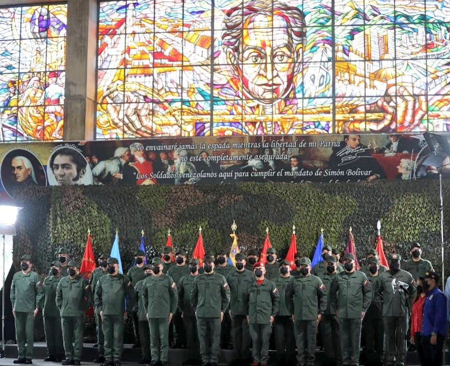 Abanderada delegación de la FANB para los Army Games 2022