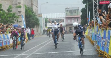 Víctor Ocampo gana la quinta etapa de la Vuelta a Venezuela