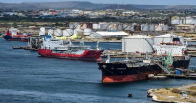Refinería Isla, operada por PDVSA en Curazao, 22 de febrero de 2019 (Luis Acosta / AFP)