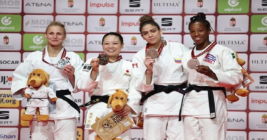 Judoca venezolana Anriquelis Barrios alcanza bronce en Grand Slam de Budapest