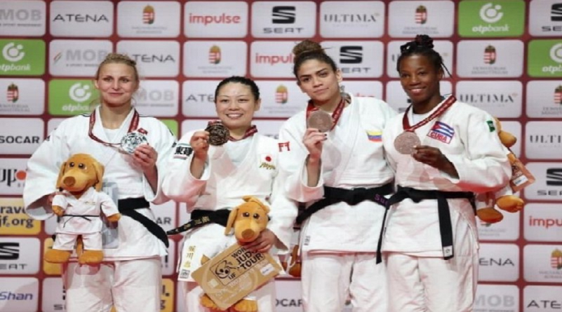 Judoca venezolana Anriquelis Barrios alcanza bronce en Grand Slam de Budapest