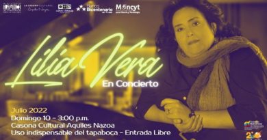 Lilia Vera se presentará este domingo en la Casona Cultural Aquiles Nazoa