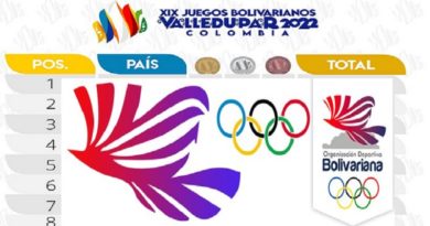 Colombia y Venezuela lideran medallero de Bolivarianos Valledupar 2022