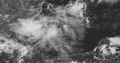 Ciclón tropical Cuatro toca tierra en el este de México