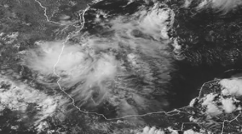 Ciclón tropical Cuatro toca tierra en el este de México