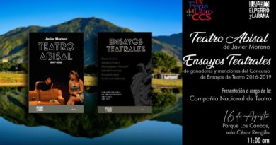 Lectura dramatizada de obra “Nueve huecos” se realizará en Feria del Libro de Caracas