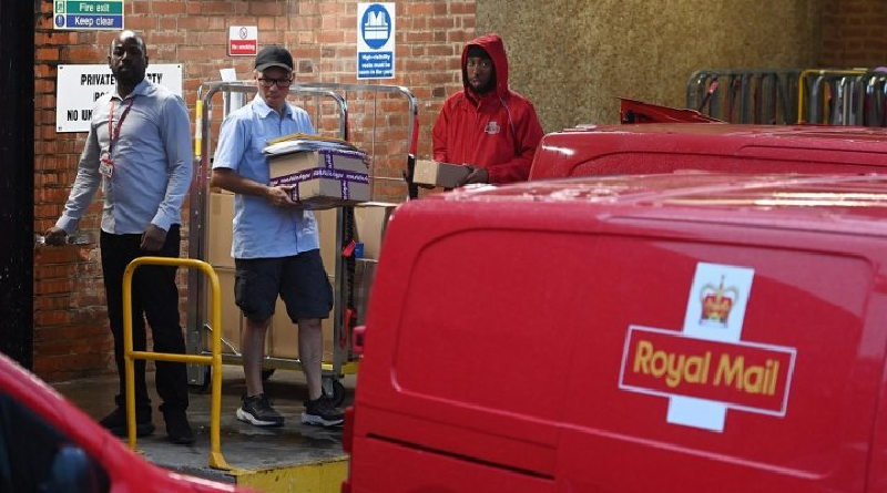 Trabajadores del correo inician huelga en el Reino Unido