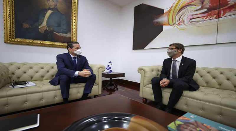 Canciller Faria se reúne con el jefe del Comité Internacional de La Cruz Roja