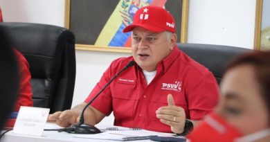 Diosdado Cabello anuncia 98% de calles reportadas en proceso de renovación del PSUV