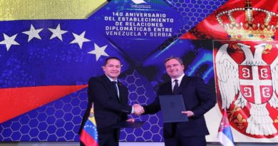 Venezuela y Serbia firman declaración por los 140 años de relaciones diplomáticas