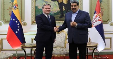 Jefe de estado recibe al canciller de la República de Serbia