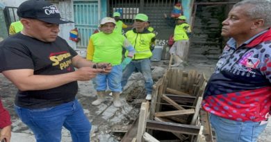 Reparan 15 cuerpos de rejas en la parroquia La Vega