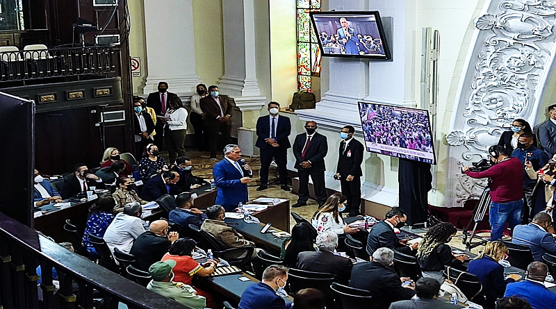 Informe de gestión de la AN contabiliza 56 proyectos de acuerdos aprobados y 13 leyes sancionadas