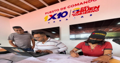 Supervisan sala de reportes del 1x10 del Buen Gobierno en Caracas