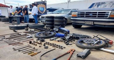 Organismo de Seguridad desarticulan banda “El Caracas” dedicada a hurto de autos en Lara