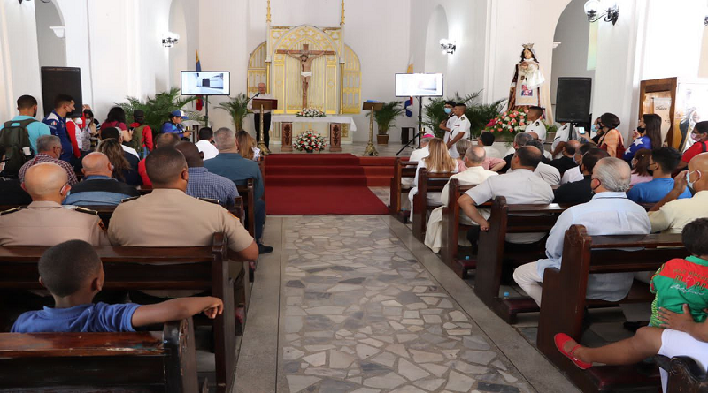 Misión Venezuela Bella rehabilita Iglesia El Carmen en La Guaira