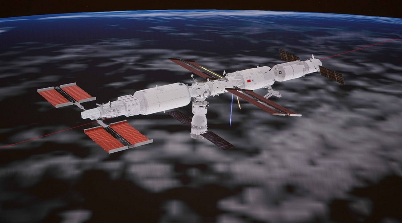 Pequeño brazo mecánico de módulo espacial Wentian completa pruebas en órbita