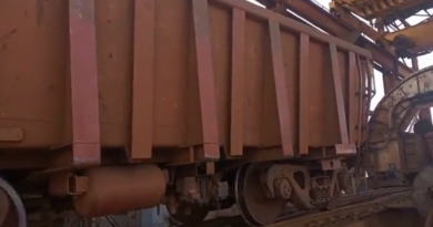 CVG Ferrominera Orinoco recibe locomotora con 108 vagones cargados de mineral