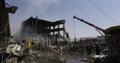 Fallecen 16 personas tras incendio en mercado mayorista de Armenia﻿