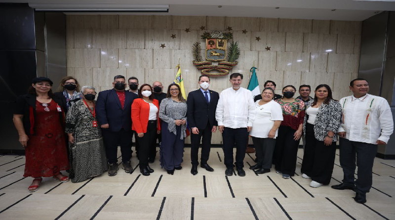 Grupo Parlamentario de Amistad México-Venezuela estrechan lazos de cooperación