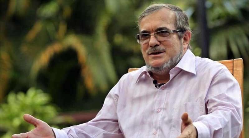 El excomandante de la desmovilizada guerrilla de las FARC, Rodrigo Londoño, alias Timochenko. (Foto agencias)