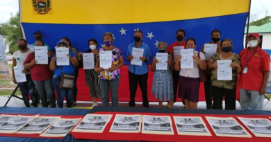 Más de 50 títulos de tierra fueron otorgados en comunidad El Zamora en Miranda