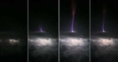 Identifican gigantesca ráfaga de rayos que se elevó 80 km hacia el espacio