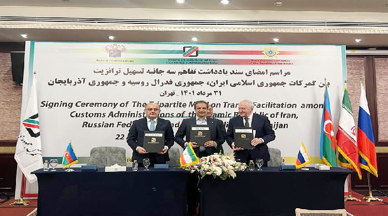 Rusia, Irán y Azerbaiyán acuerdan facilitar comercio regional