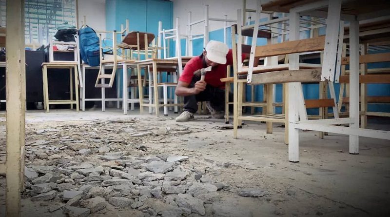 Rehabilitan Unidad Educativa Valle La Cruz en Catia La Mar