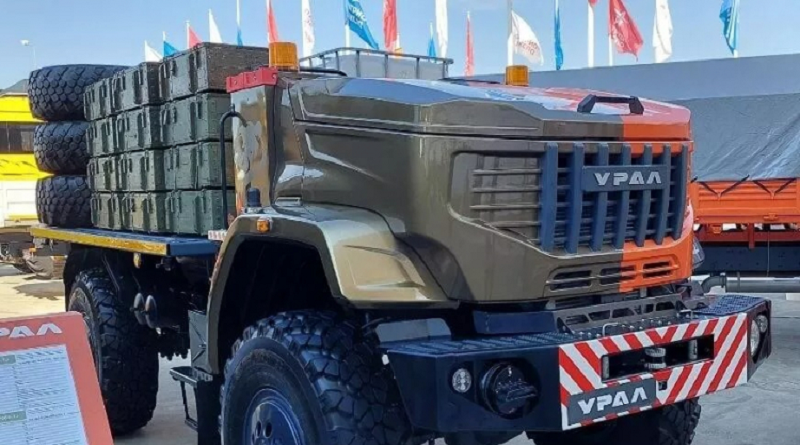 Rusia presenta prototipo del primer camión militar no tripulado en exposición Army-2022