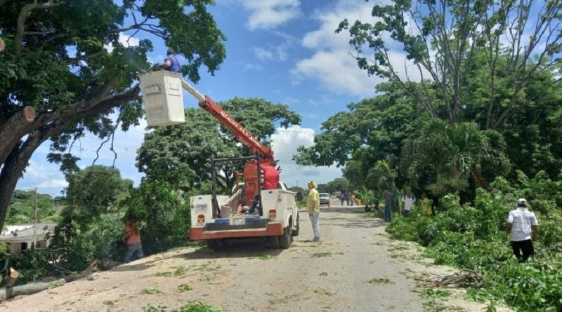 Realizan mantenimiento en la Troncal 10 en Sucre