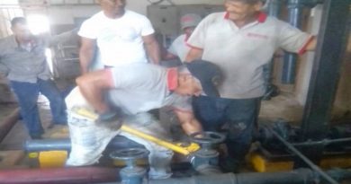 Hidrocapital realiza reparación a la sala de bombas del Hospital General Guatire