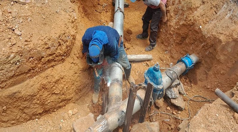 Recuperado sistema de agua potable en sector Bachaquero de Cartanal