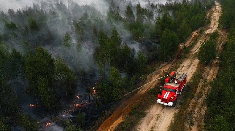 Putin ordena aplicar medidas para apagar incendio al sureste de Moscú