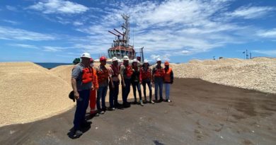 Trasladan de 3 mil toneladas de carbonato de magnesio para la producción de las empresas básicas