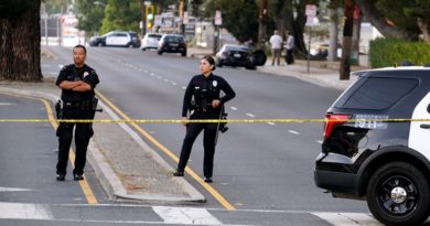 El ataque tuvo lugar cerca de un mercadillo de Panorama City, un barrio de Los Ángeles, California. (foto Ringo H.W. Chiu / AP)